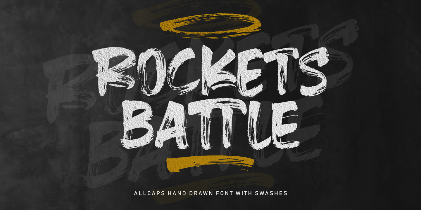 Ejemplo de fuente Rockets Battle Regular